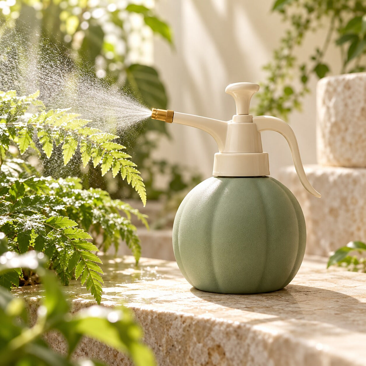Ceramic Fine-Mist Plant Mister — Lifestyle scene