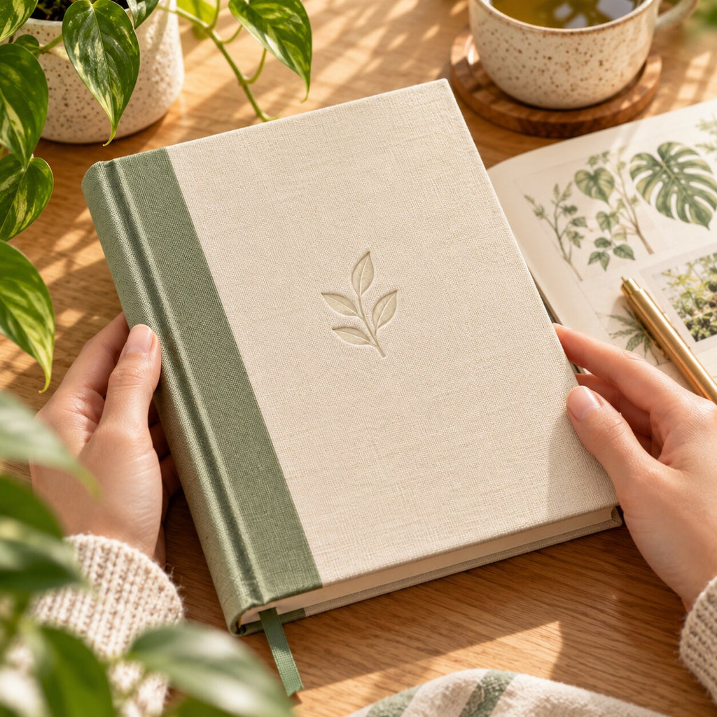 Clothbound Plant Care Journal — Alternate product view