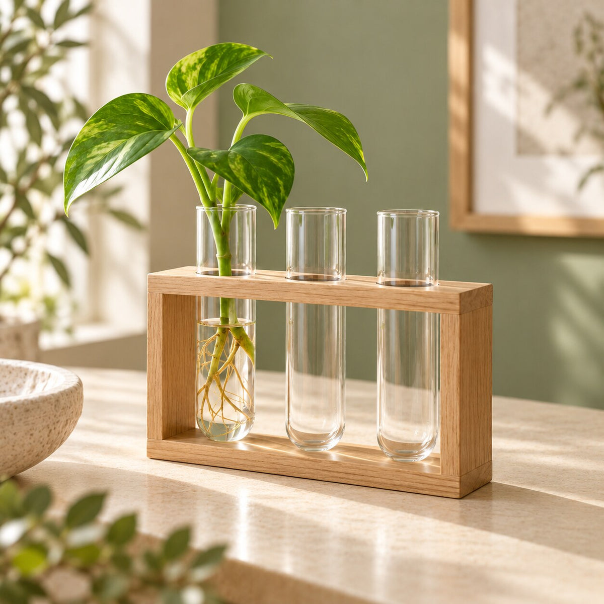 Oak-Rack Glass Propagation Set — Alternate product view