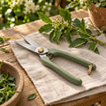 Sage-Handle Precision Garden Snips — Lifestyle scene